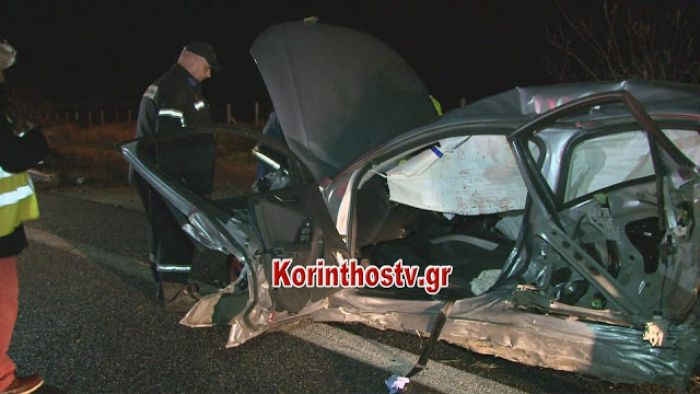 Θανατηφόρο τροχαίο στην εθνική Αθηνών – Κορίνθου | Νεκρός 45χρονος οδηγός (vd)