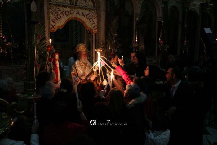 Τρίπολη | Η Αναστάσιμη Θεία Λειτουργία στον Μητροπολιτικό Ναό ... μέσα από εικόνες!