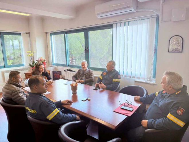 Ενίσχυση συνεργασίας Πυροσβεστικής – Παναρκαδικού Νοσοκομείου Τρίπολης