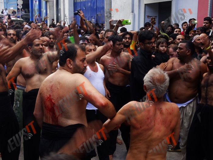 Οι μουσουλμάνοι της Ελλάδας μαστιγώθηκαν, γιορτάζοντας την Ασσούρα (σκληρές εικόνες)