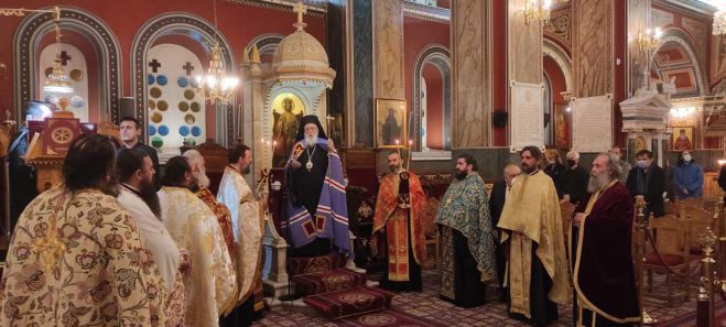 Αρχιερατικός Εσπερινός Χριστουγέννων στην Τρίπολη (εικόνες)