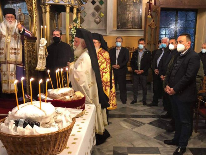 &Sigma;&tau;&omicron;&nu; &epsilon;&omicron;&rho;&tau;ά&zeta;&omicron;&nu;&tau;&alpha; &Nu;&alpha;ό &Alpha;&gamma;ί&omicron;&upsilon; &Delta;&eta;&mu;&eta;&tau;&rho;ί&omicron;&upsilon; &Tau;&rho;ί&pi;&omicron;&lambda;&eta;&sigmaf; &omicron; &Kappa;ώ&sigma;&tau;&alpha;&sigmaf; &Beta;&lambda;ά&sigma;&eta;&sigmaf; (&epsilon;&iota;&kappa;ό&nu;&epsilon;&sigmaf;)