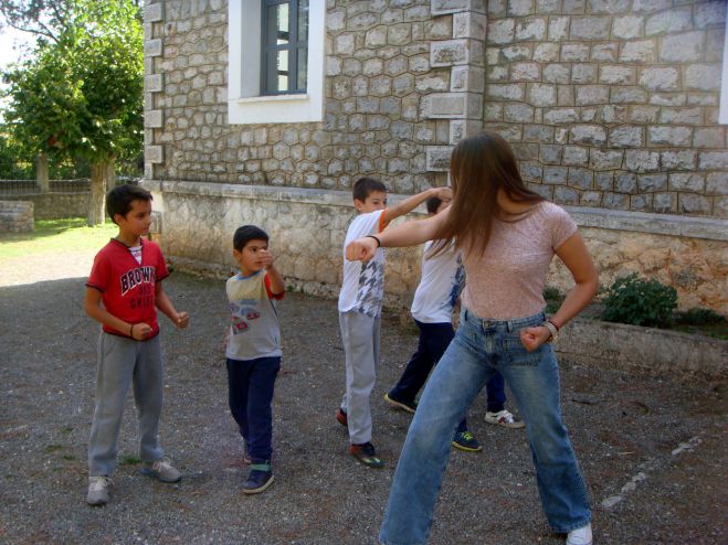 Πελετά - Κοντά στους μαθητές η Παγκόσμια Πρωταθλήτρια Ευγενία Σαρρή! (εικόνες)