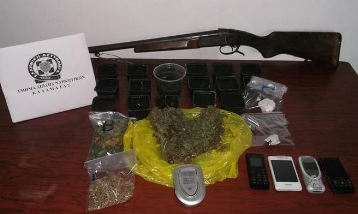Τρεις συλλήψεις για ναρκωτικά στην Μεσσηνία (εικόνες)