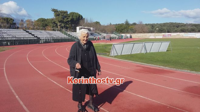 Παράδειγμα προς μίμηση | Είναι 91 ετών και γυμνάζεται καθημερινά στο Δημοτικό Στάδιο Σπάρτης! (vd)