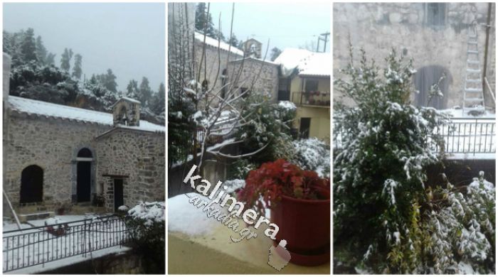 Το χιονισμένο μοναστήρι στην Επάνω Χρέπα μέσα από εικόνες!