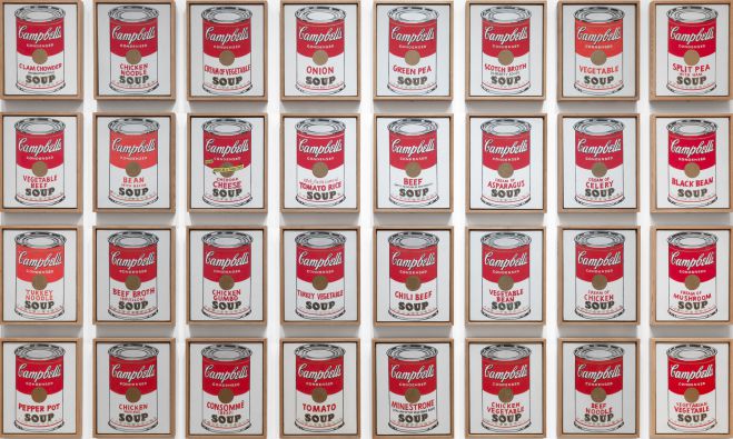 Τα κουτάκια του Warhol..