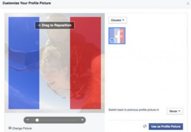 Facebook: Σαρώνει (και στην Αρκαδία) η εφαρμογή με τη γαλλική σημαία!