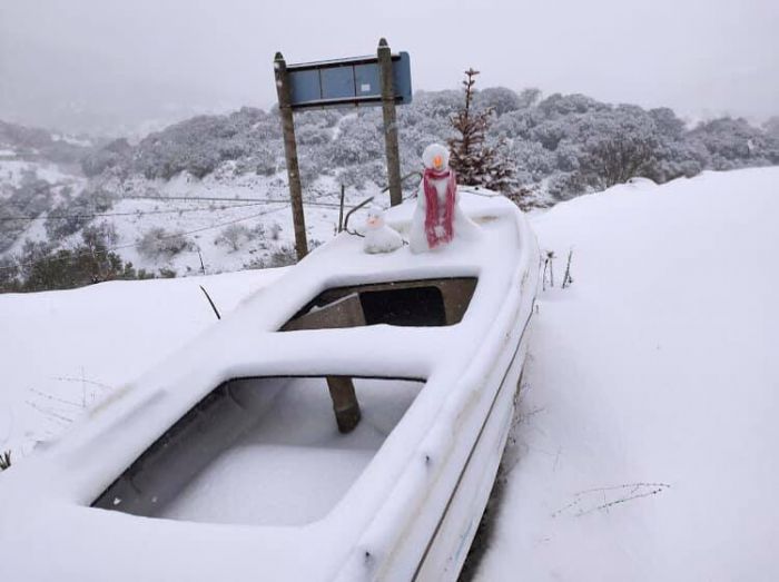Το χιονισμένο Δρακοβούνι... πιο ωραίο από ποτέ! (εικόνες)