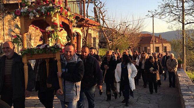 &Eta; &pi;&epsilon;&rho;&iota;&phi;&omicron;&rho;ά &tau;&omicron;&upsilon; &Epsilon;&pi;&iota;&tau;&alpha;&phi;ί&omicron;&upsilon; &sigma;&tau;&omicron; &chi;&omega;&rho;&iota;ό &Pi;&alpha;&nu;&alpha;&gamma;&iota;ά &Gamma;&omicron;&rho;&tau;&upsilon;&nu;ί&alpha;&sigmaf; (&epsilon;&iota;&kappa;ό&nu;&epsilon;&sigmaf;)