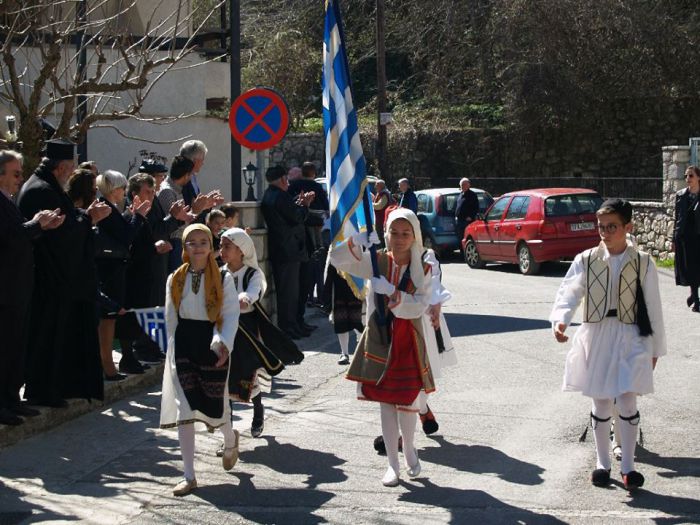 Η επέτειος της &quot;25ης Μαρτίου&quot; στο Βαλτεσινίκο (εικόνες)