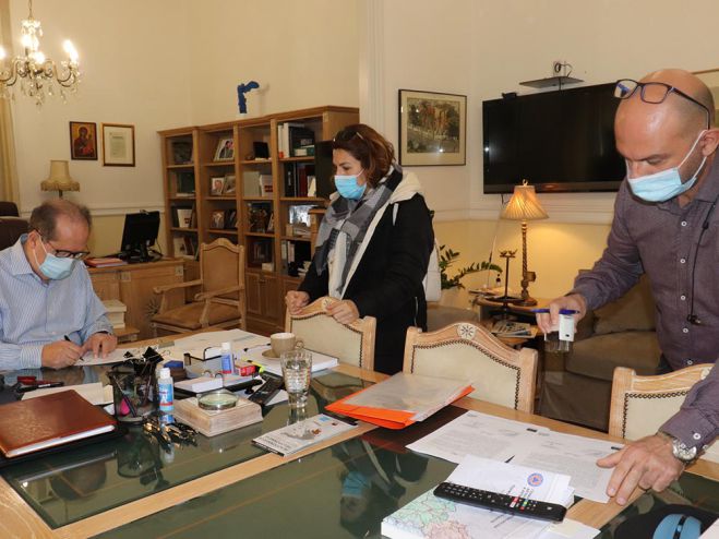 Δύο έργα για τη Γορτυνία υπέγραψε ο Περιφερειάρχης