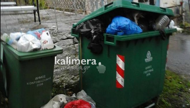 Πότε θα μαζευτούν τα σκουπίδια από τη Δήμητρα Γορτυνίας; (εικόνες)