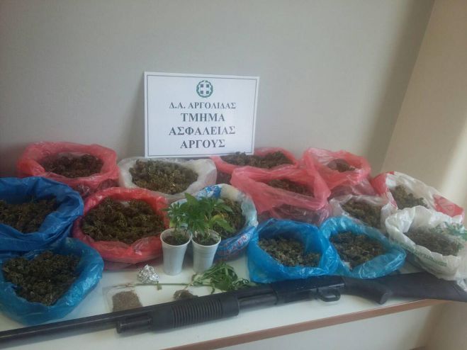 Πάνω από 2,5 κιλά κάνναβης κατασχέθηκαν στην Αργολίδα!