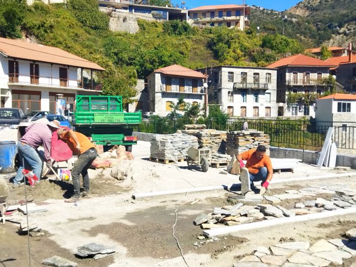 Σε εξέλιξη τρία έργα στα Λαγκάδια Γορτυνίας (εικόνες)