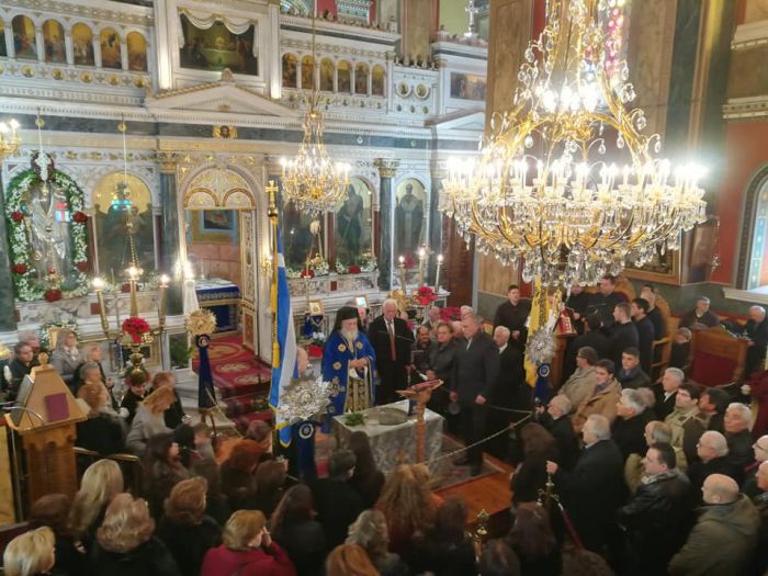 Τρίπολη | Στον Μητροπολιτικό Ναό γιορτάστηκαν τα Θεοφάνεια (vd)