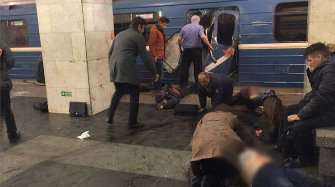 Σοκ στη Ρωσία: Εκρήξεις με νεκρούς στο μετρό της Αγίας Πετρούπολης (vd)