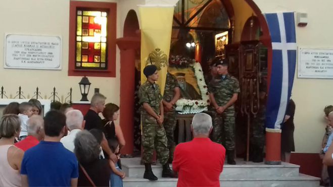 Γιορτάζει ο Στρατιωτικός Ιερός Ναός του Αγίου Κόσμα στην Τρίπολη