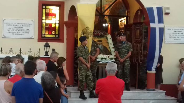 Γιορτάζει ο Στρατιωτικός Ιερός Ναός του Αγίου Κόσμα στην Τρίπολη