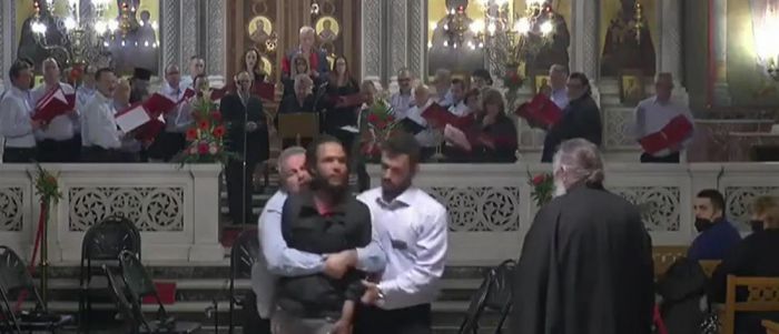 Ά&gamma;&iota;&omicron;&sigmaf; &Pi;&alpha;&nu;&tau;&epsilon;&lambda;&epsilon;ή&mu;&omicron;&nu;&alpha;&sigmaf; | &Sigma;&upsilon;&nu;&epsilon;&lambda;ή&phi;&theta;&eta; &omicron; Ά&rho;&alpha;&beta;&alpha;&sigmaf; &pi;&omicron;&upsilon; &mu;&pi;ή&kappa;&epsilon; &sigma;&epsilon; &epsilon;&kappa;&kappa;&lambda;&eta;&sigma;ί&alpha; &kappa;&alpha;&iota; έ&psi;&alpha;&lambda;&epsilon; &alpha;&pi;ό &tau;&omicron; &Kappa;&omicron;&rho;ά&nu;&iota;