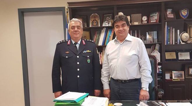 Με τον Αντιπεριφερειάρχη Αρκαδίας συναντήθηκε ο νέος Αστυνομικός Διευθυντής Πελοποννήσου