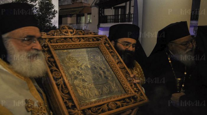 Την εικόνα της Παναγίας της Μαλεβής υποδέχτηκε η Ξάνθη! (εικόνες)