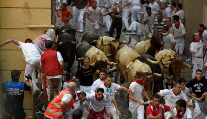 Παμπλόνα | Πέντε τραυματίες από τις φετινές ταυροδρομίες (vd)