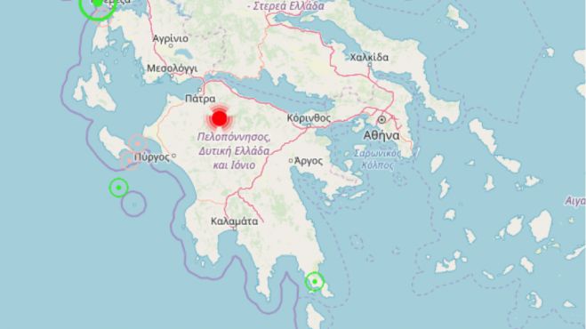 Σεισμός 4,1 Ρίχτερ στην Πάτρα