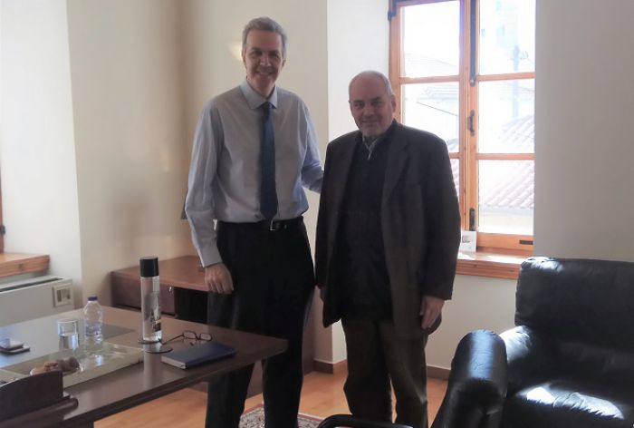 Πανεπιστήμιο Πελοποννήσου | Με τον νέο Πρύτανη συναντήθηκε ο βουλευτής Παπαηλιού