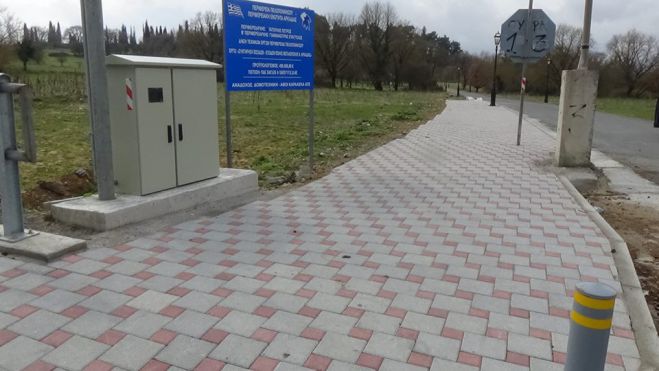 Πεζοδρόμια και φωτισμός προς το Αρχαίο Θέατρο Μεγαλόπολης!