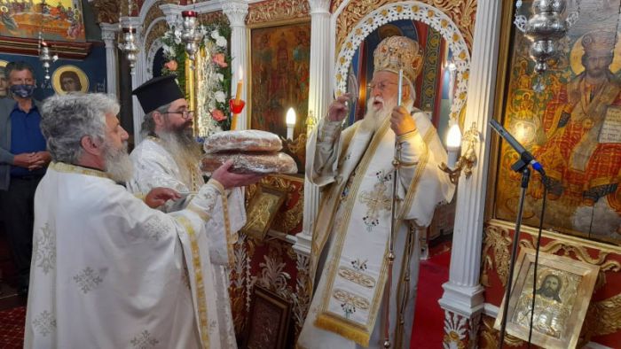 &Eta; &epsilon;&omicron;&rho;&tau;ή &tau;&omicron;&upsilon; &Alpha;&gamma;ί&omicron;&upsilon; &Gamma;&epsilon;&omega;&rho;&gamma;ί&omicron;&upsilon; &sigma;&epsilon; &Rho;&omicron;&epsilon;&iota;&nu;ό &kappa;&alpha;&iota; &Pi;&alpha;&rho;&theta;έ&nu;&iota; (&epsilon;&iota;&kappa;ό&nu;&epsilon;&sigmaf;)