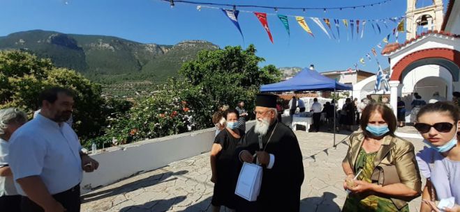 &Eta; &gamma;&iota;&omicron;&rho;&tau;ή &tau;&eta;&sigmaf; &Alpha;&gamma;ί&alpha;&sigmaf; &Kappa;&upsilon;&rho;&iota;&alpha;&kappa;ή&sigmaf; &sigma;&epsilon; &Alpha;&rho;&kappa;&alpha;&delta;&iota;&kappa;ό &Chi;&omega;&rho;&iota;ό &kappa;&alpha;&iota; &Lambda;&epsilon;&omega;&nu;ί&delta;&iota;&omicron; (&epsilon;&iota;&kappa;ό&nu;&epsilon;&sigmaf;)