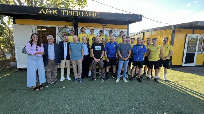 Αγιασμός στην ΑΕΚ Τρίπολης για τη νέα αγωνιστική περίοδο (εικόνες - βίντεο)