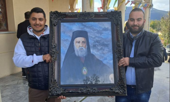 Γιορτάζει ο Ναός Αγίου Νεκταρίου στο Βουνό Τεγέας (εικόνες)