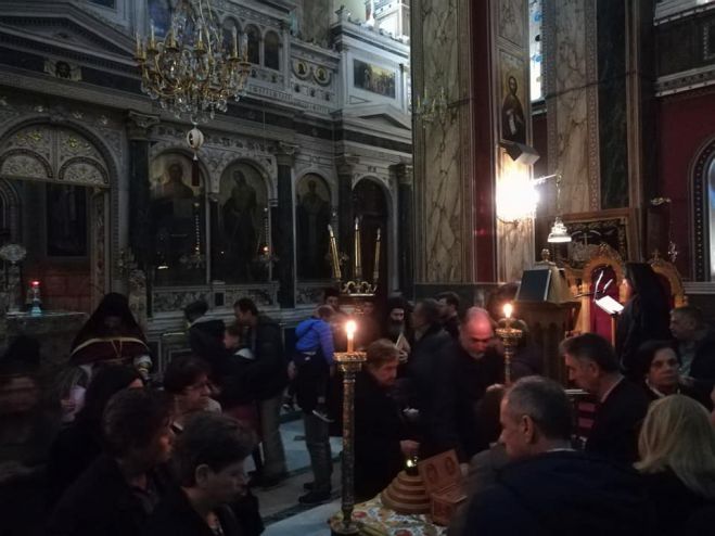 2019 | &Eta; &gamma;&iota;&omicron;&rho;&tau;ή &tau;&omicron;&upsilon; Ἁ&gamma;ί&omicron;&upsilon; &Gamma;&epsilon;&omega;&rho;&gamma;ί&omicron;&upsilon; &Kappa;&alpha;&rho;&sigma;&lambda;ί&delta;&eta; &sigma;&tau;&eta;&nu; &Tau;&rho;ί&pi;&omicron;&lambda;&eta; (&epsilon;&iota;&kappa;ό&nu;&epsilon;&sigmaf;)
