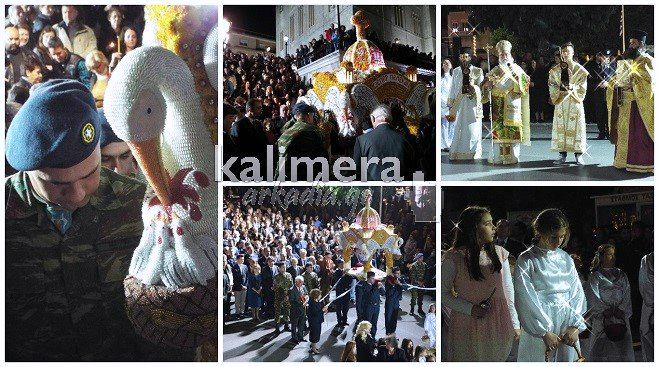 Σε κλίμα κατάνυξης η περιφορά του Επιταφίου με τις 550.000 πέρλες στην Τρίπολη! (εικόνες – βίντεο)
