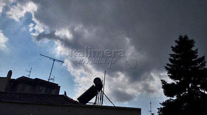 Αστραπές, βροντές και ασταμάτητη βροχή στην Τρίπολη! (εικόνες – βίντεο)
