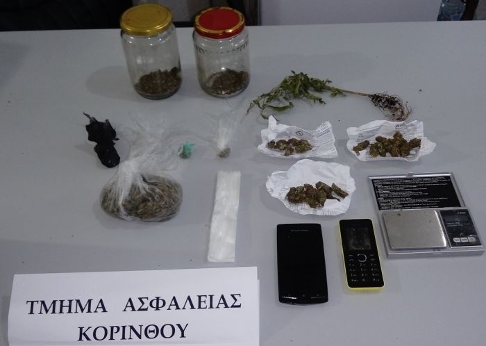 Τέσσερις συλλήψεις για ναρκωτικά στο Βραχάτι Κορινθίας