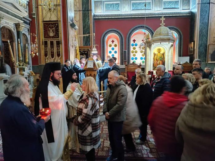 Αγρυπνία για τον Άγιο Πορφύριο στην Τρίπολη (εικόνες)