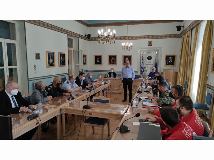 Συντονιστικό Οργανο Πολιτικής Προστασίας | Συνεδρίαση στην Τρίπολη