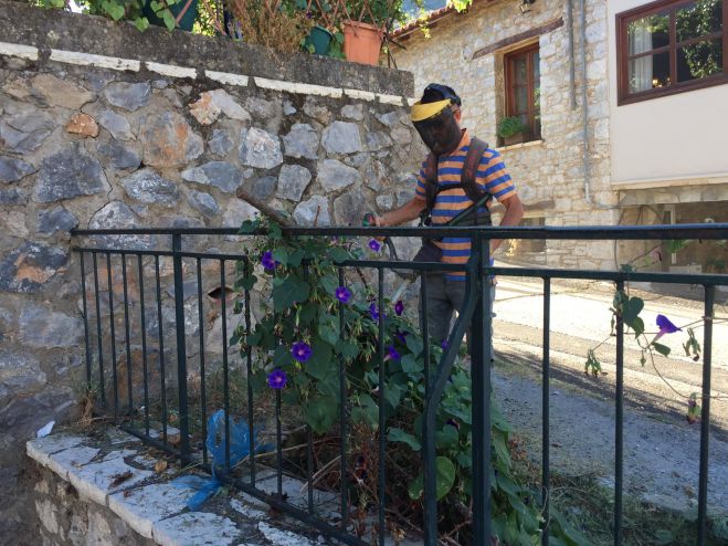 Δήμος Τρίπολης | Εργασίες καλλωπισμού στο Δημοτικό Σχολείο Κανδήλας (εικόνες)