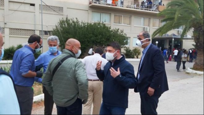 Χαρδαλιάς: &quot;Δεν υπάρχει λόγος πανικού - Πάνω από 100 κρούσματα κορωνοϊού σε δομή φιλοξενίας στο Κρανίδι&quot;