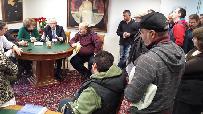 Δημόσιες Υπηρεσίες και φορείς του Δήμου Τρίπολης επισκέφθηκε ο Λυκουρέντζος (εικόνες)