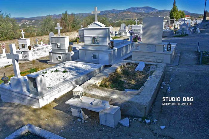 Βανδάλισαν νεκροταφείο στο Ναύπλιο (εικόνες - βίντεο)