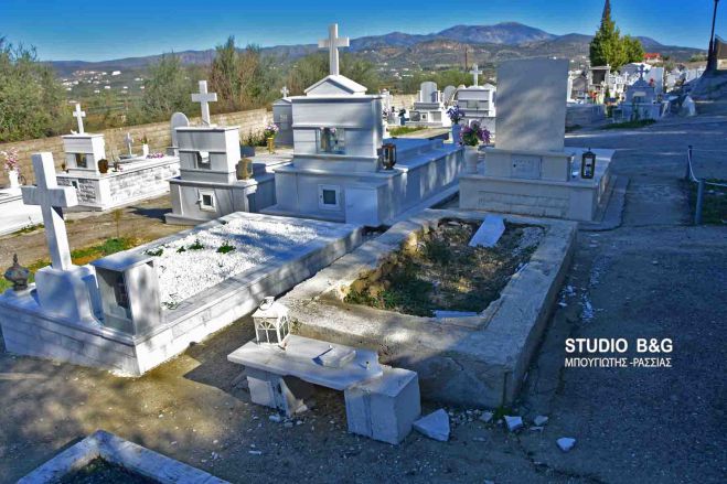Βανδάλισαν νεκροταφείο στο Ναύπλιο (εικόνες - βίντεο)