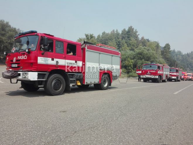 Η τελευταία ενημέρωση της Πυροσβεστικής | Ισχυρές δυνάμεις παραμένουν στη Γορτυνία