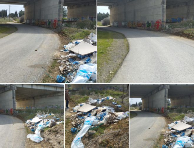 Έριξαν σκουπίδια σε πάροδο της οδού Ναυπλίου - Αντιδήμαρχος Οικονομόπουλος: "Θα υποβληθεί μήνυση" (εικόνες)