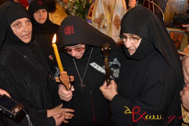 Η ενθρόνιση της νέας Ηγουμένης στη Μονή της Επάνω Χρέπας (εικόνες)
