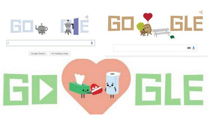 Αφιερωμένη στους ερωτευμένους η σελίδα της Google! (vd)