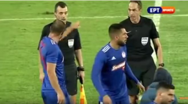 Απαράδεκτος | Το βίντεο με τα μπινελίκια του Αβραάμ στον διαιτητή  Διαμαντόπουλο από την Αρκαδία (vd)